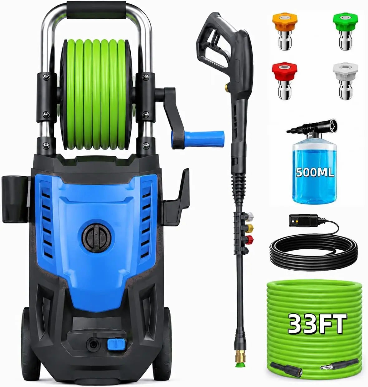 Electric Pressure Washer 4800PSI - Portable Power Washer Electric Powered
