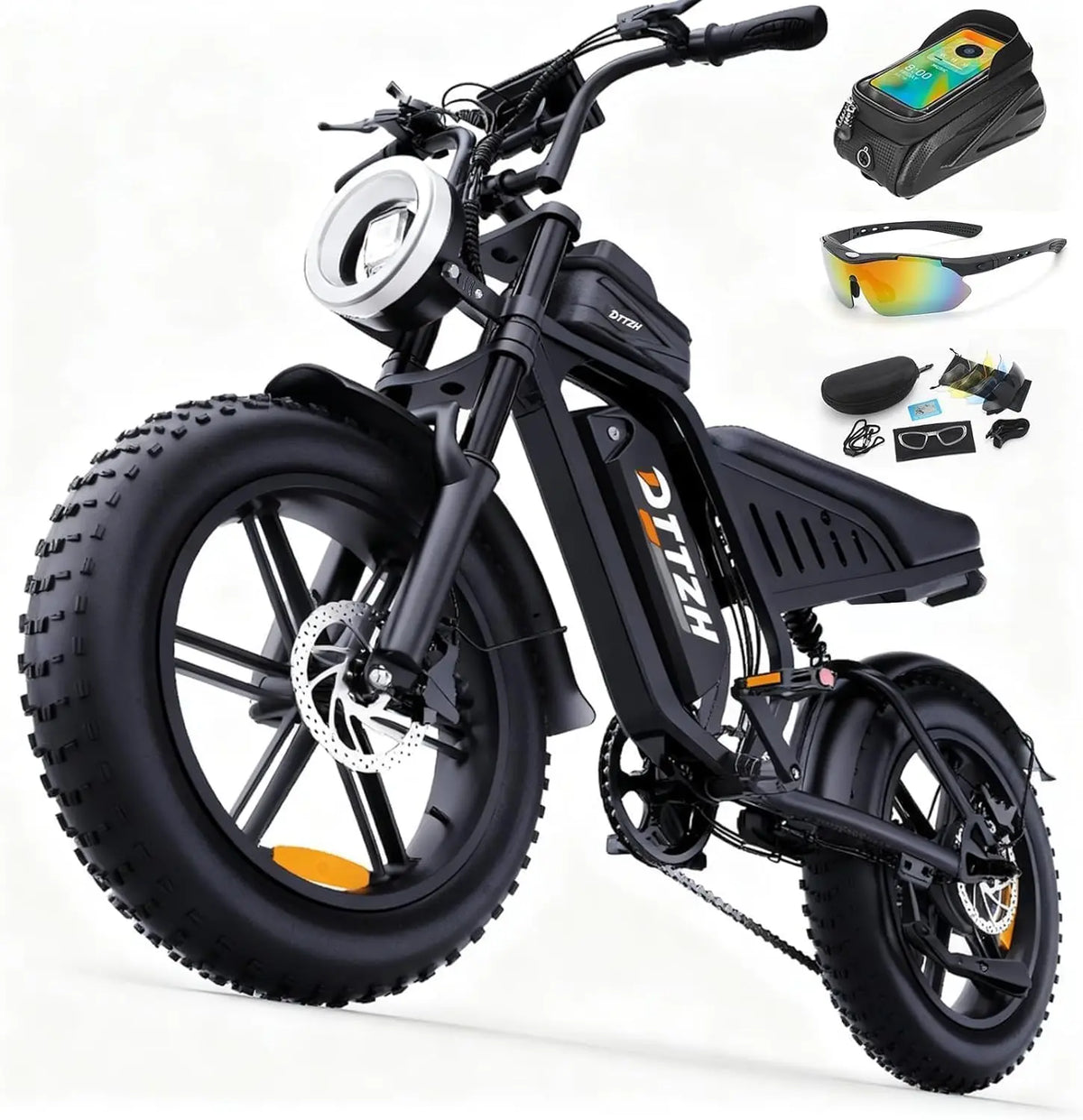 DTTZH F6/F6S/F6PRO Electric Bike with NFC - 5000/3000/2000W Max 60V 30Ah