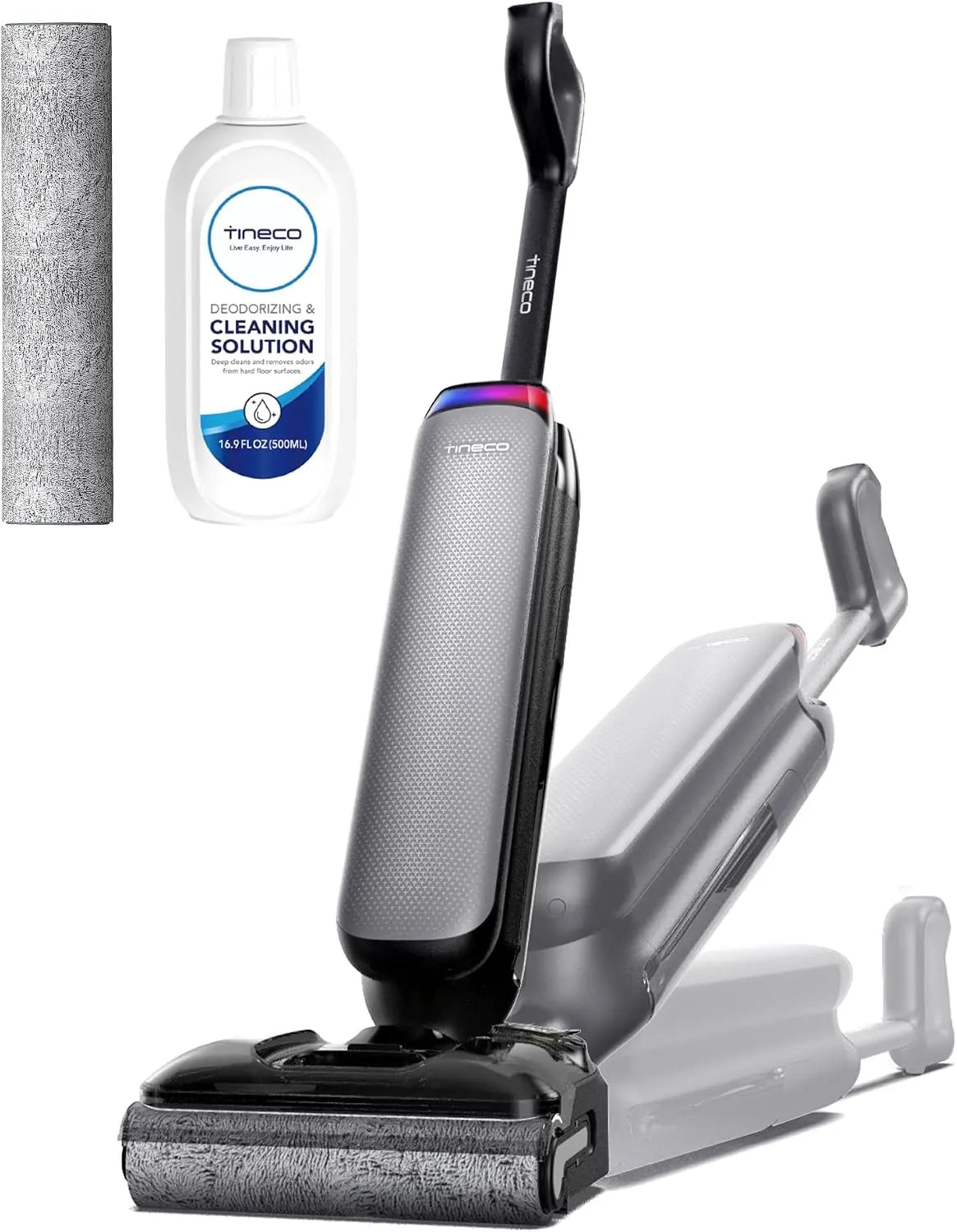 Tineco Wet Dry Vacuum Cleaner 22kPa Suction Floor Cleaner Mop - 50 Min Runtime, iLoop Smart Sensor, DualBlock Anti-Tangle Design, 185℉ Flashdry