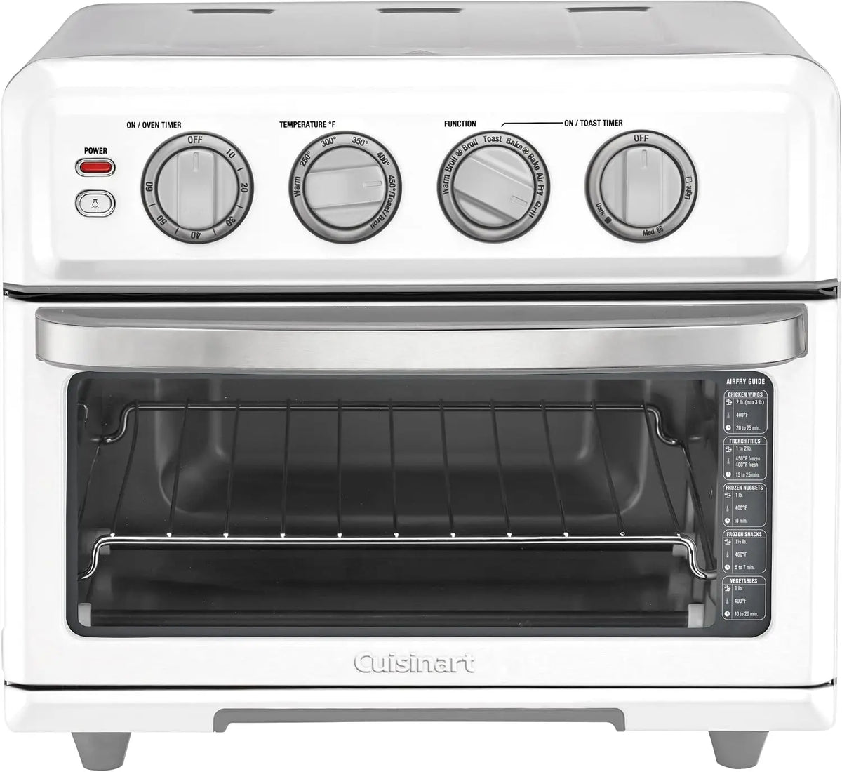 Cuisinart Air Fryer Toaster Oven with Grill - 1800W 8-1 Air Fryer Oven with Bake, Convection Bake, Grill, Broil and Warm Options, Large Capacity