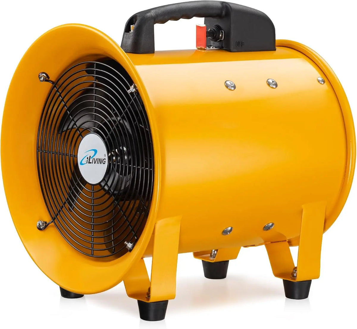 iLIVING ILG8VF10 Utility High Velocity Blower - 10 Inch, Yellow