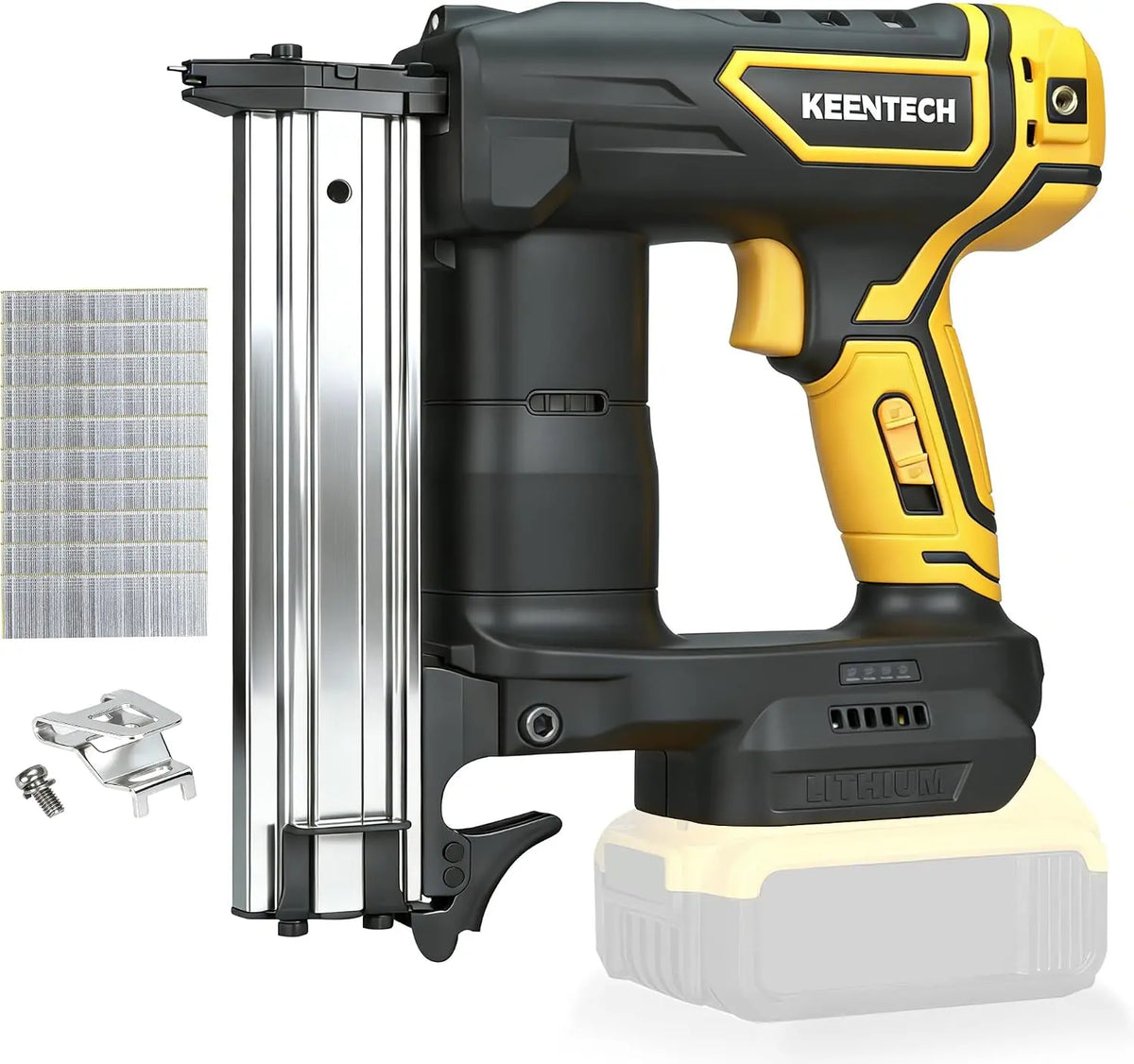 18 GA Cordless Brad Nailer for Dewalt 20V Battery - No Battery