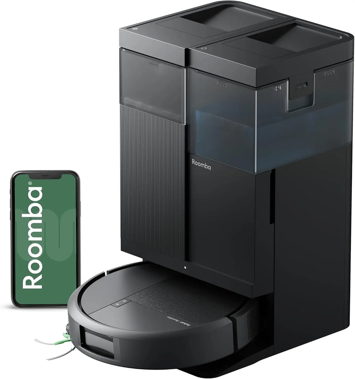 iRobot Roomba Plus 515 Robot Vacuum & Mop Combo - 22, 000Pa Suction, 90 Days Self-Emptying, Multifunction Dock, Self‑Cleaning, Lifting Spinning Mops
