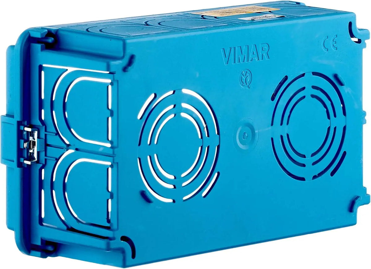 VIMAR Rectangular Built-in Box Blue - 4 Modules