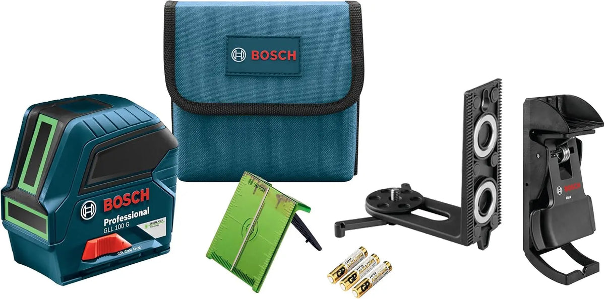 BOSCH - PRO GLL100G Green-Beam Self-Leveling Cross-Line Laser