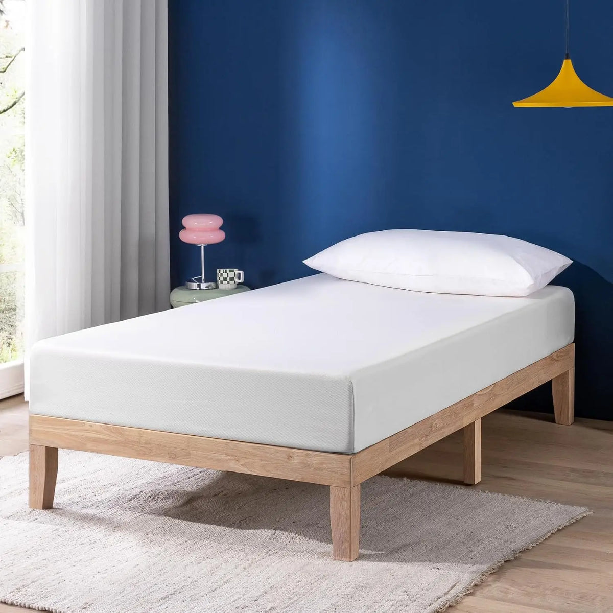 Price Mattress 8 Inch Memory Foam Mattress - Medium Firm, Cooling Gel Infused, Certified Safe Foams & Fabric, Mattress in a Box, Twin