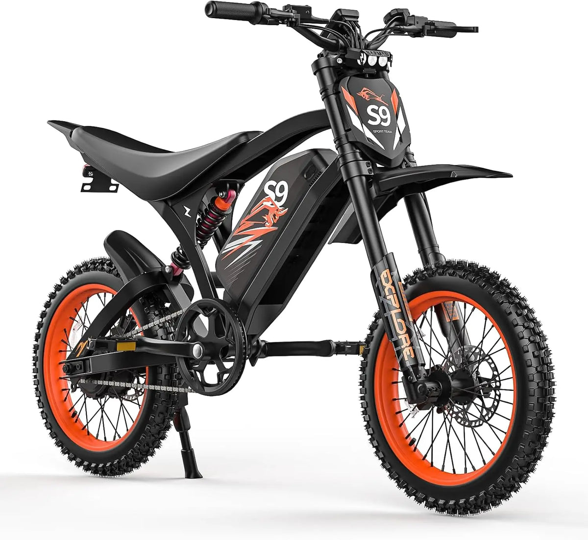 T300 Electric Bike for Adults Teens - Peak 2000W E Dirt Bike 48V 23Ah