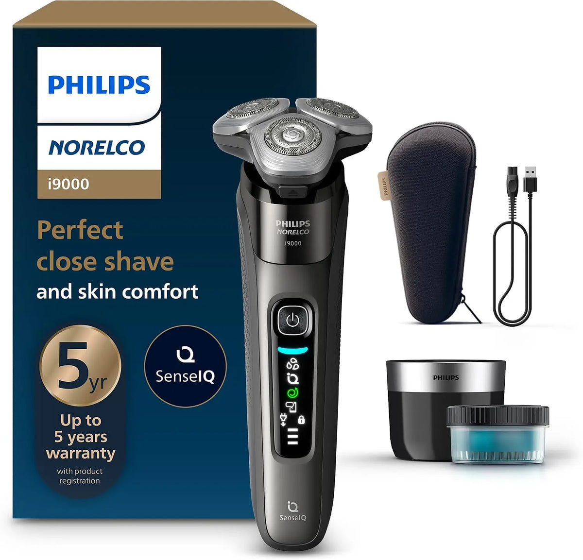Philips Norelco i9000 Electric Shaver - Dark Slate
