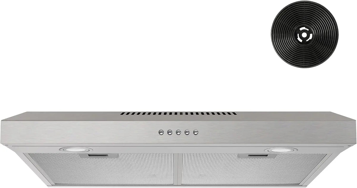 FIREGAS 30 Inch Under Cabinet Range Hood - 300CFM Brushless Motor Range Hood