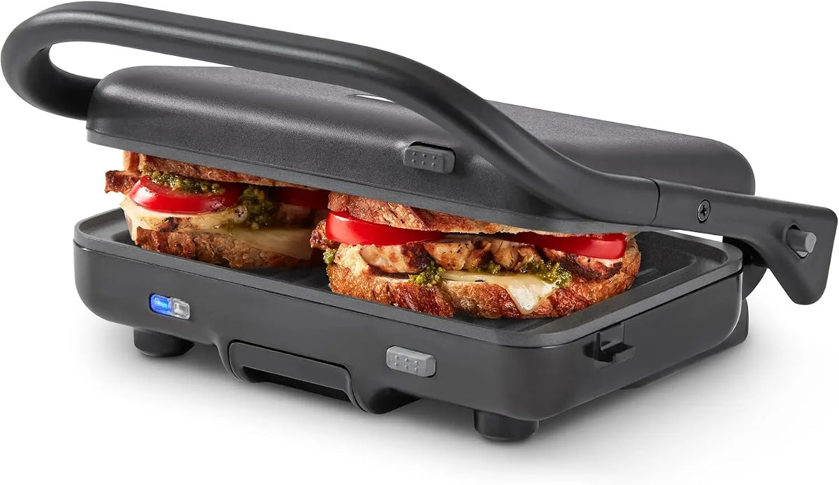 Dash MultiMaker Flex Press Grill System - Removable Plates, Forged Iron