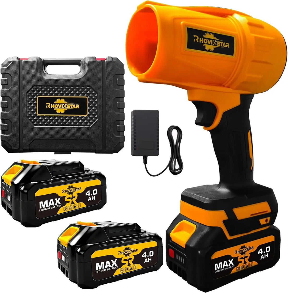 Leaf Blower Cordless 680 CFM Electric Leaf Blower - With Battery & Charger