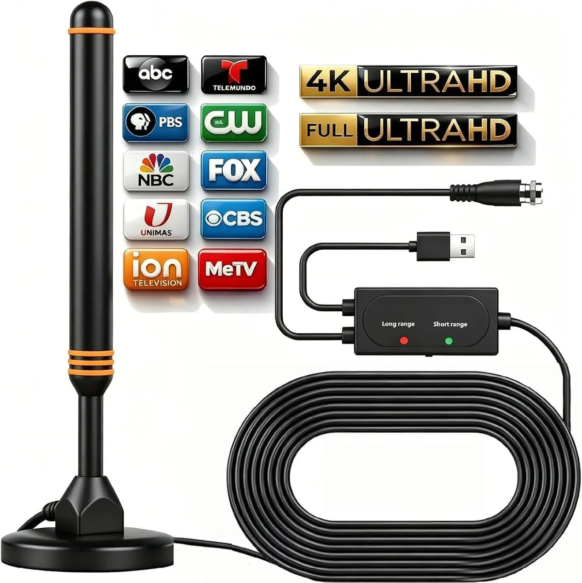 TV Antenna for Smart TV Indoor - Digital TV Antenna for Local Channels
