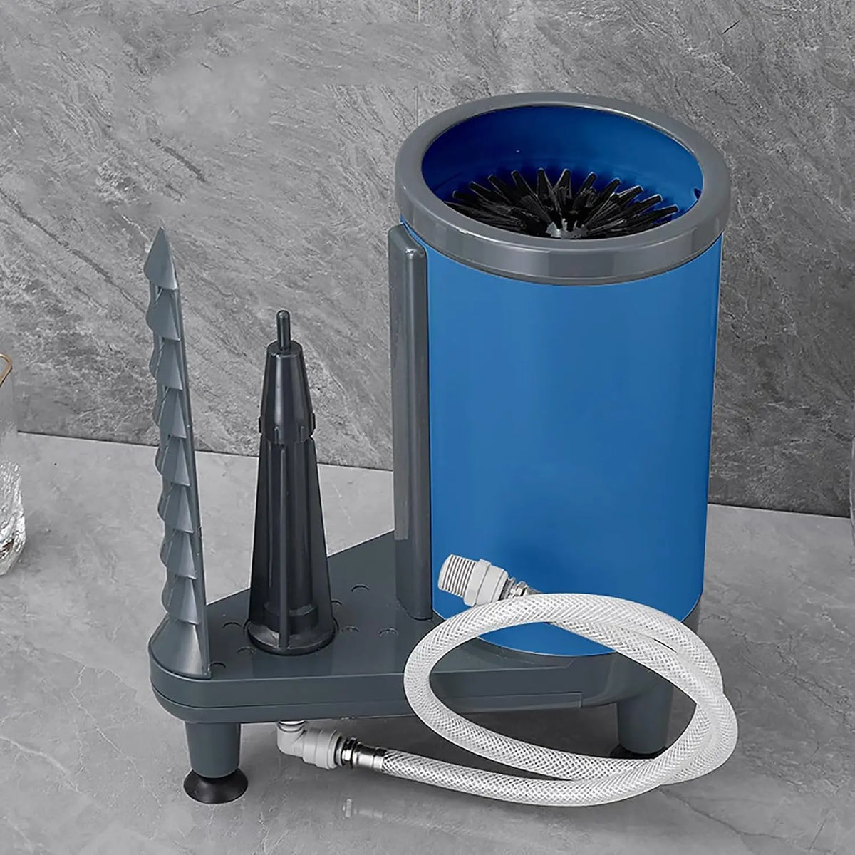 Manual Glass Washer - High Pressure Cup Cleaning Machine, No Electricity, Easy Installation, 360° Cleaning for Cafes, Restaurants, Bars, and Homes