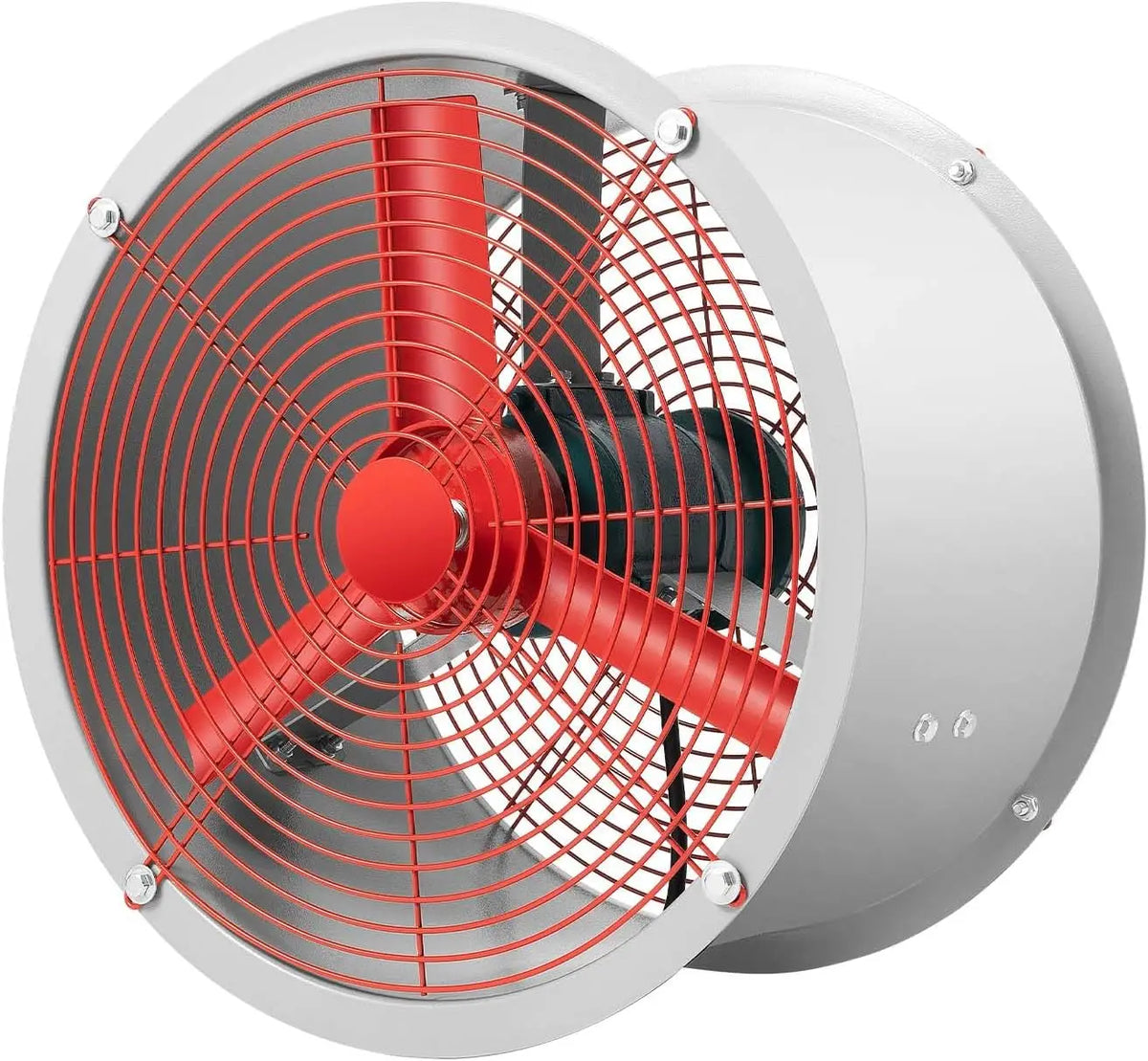 18 Inch Explosion Proof Axial Exhaust Fan 250W 110V - 1450RPM 2880m³/h 74Pa High-Efficiency Silent Duct Ventilation Fan for Factories, Warehouses