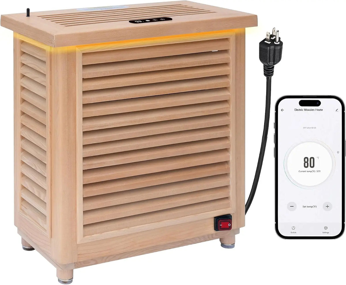 GoldenWave Far-Infrared Sauna Heater 110V/ 2000W - With Plug for Home Sauna