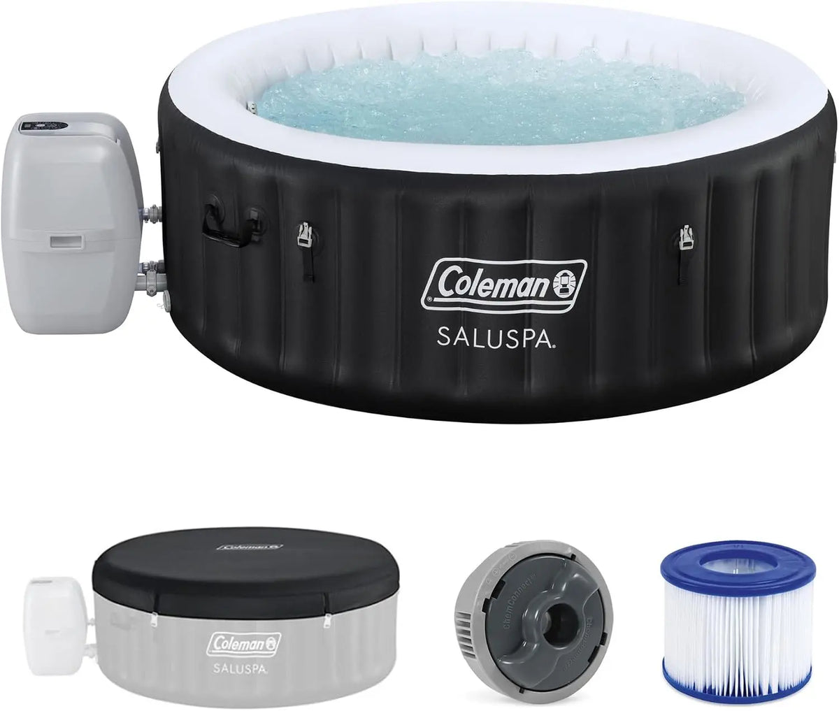 Coleman - SaluSpa Miami Energy-Efficient AirJet 2-4 Person Inflatable Hot Tub