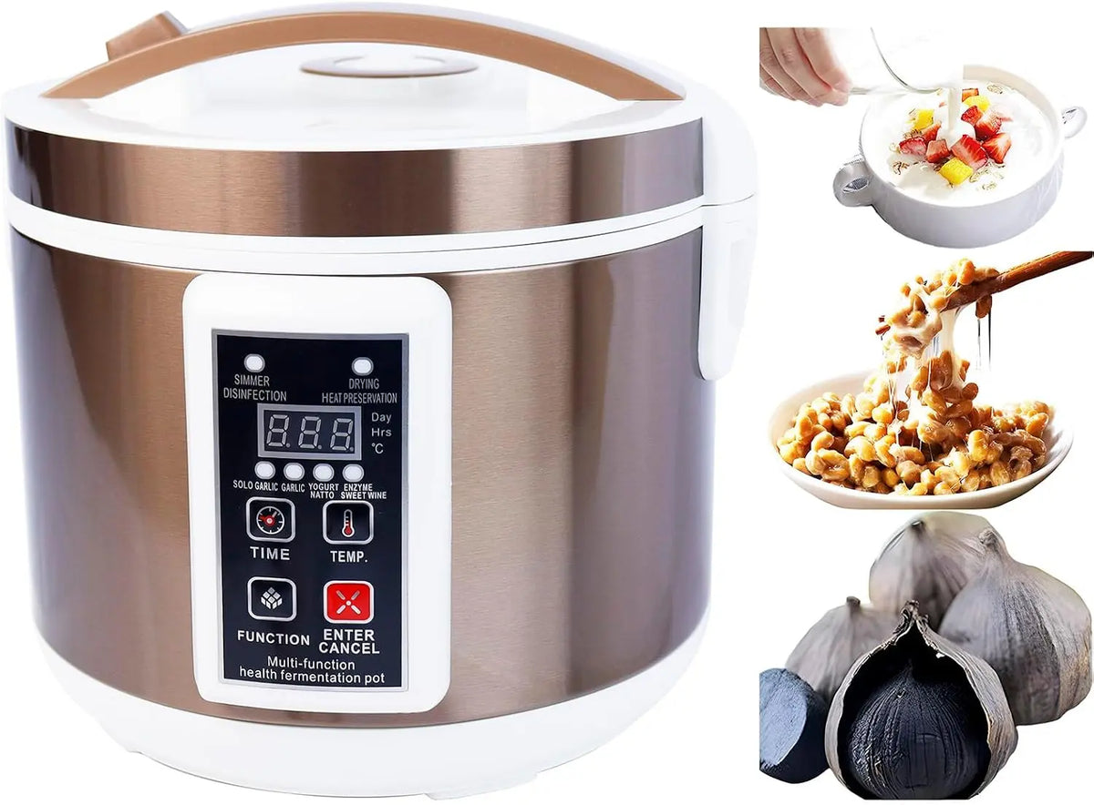 6L Black Garlic Fermenter Multifunctional Intelligent Fermenter Pot 6L Black Garlic - Sweet Rice, Natto