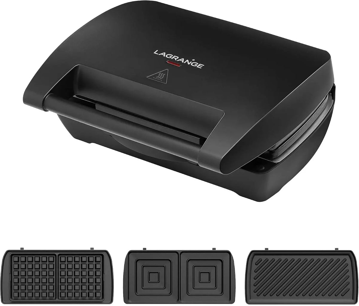 LAGRANGE 028662 Waffle Maker - Black