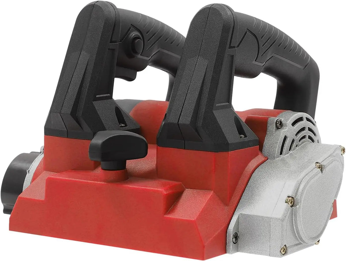 110V Electric Wall Planer - 1300W Power Hand Planer with Toolbox, Portable Roller Planer with 90° Angle Adjustable, 1000-4000r/min, Red