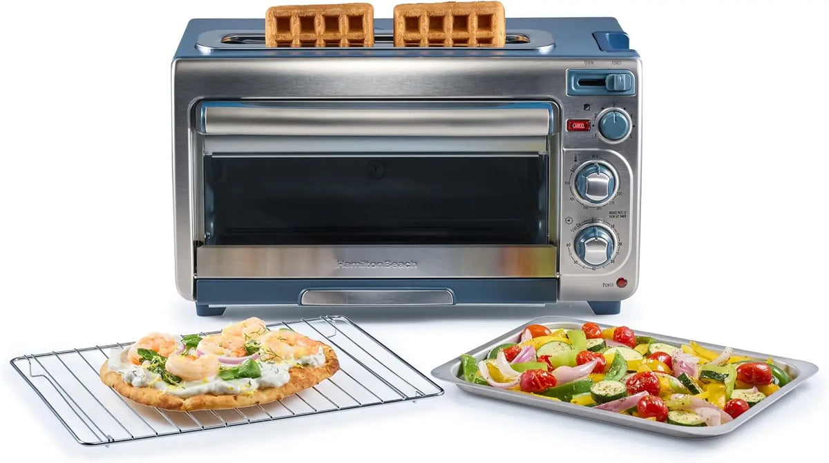 Hamilton Beach 2-in-1 Countertop Toaster Oven and Long Slot - 2 Slice Toaster