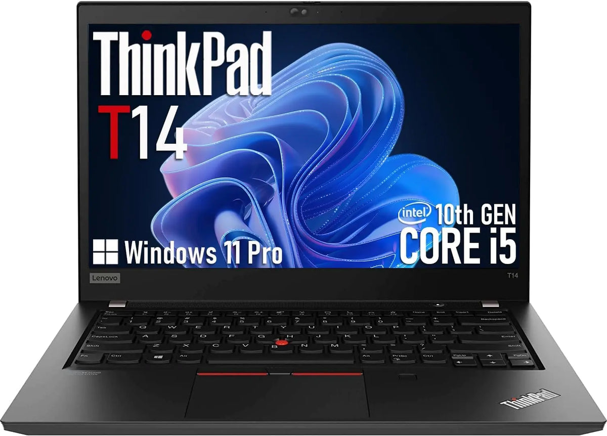 Lenovo Thinkpad T14 Gen 1 Laptop - 14 Inch Full HD, 1920 x 1080, Notebook Pieces, 10th Gen Quad-Core i5-10310U, 16GB DDR4, 256GB SSD, Thunderbolt 3