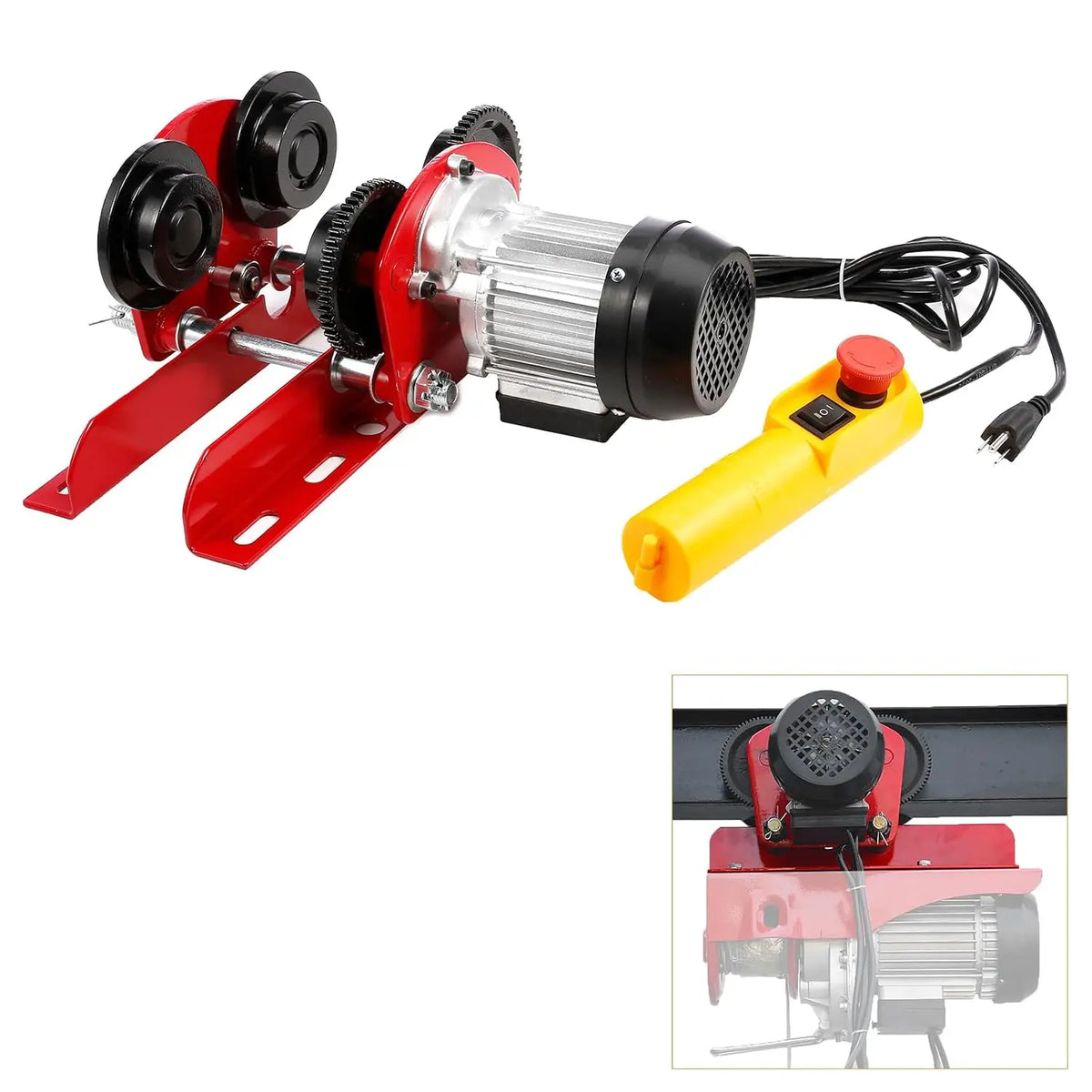 BEAMNOVA - 1 Ton Electric I-Beam Trolley for PA600-1000 Power Hoist