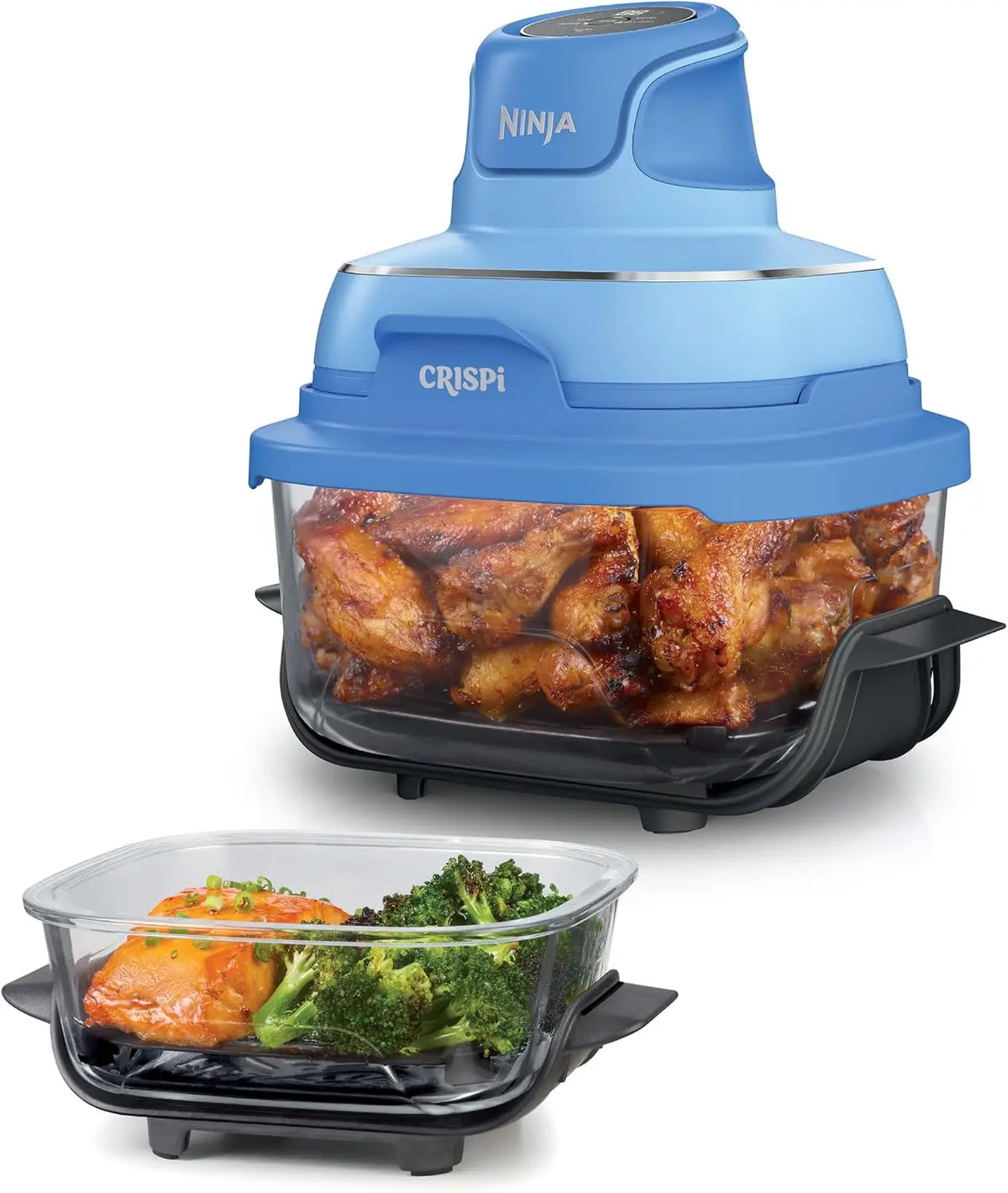 Ninja Crispi Glass Air Fryer - 4-in-1, Cobalt, FN101BL2