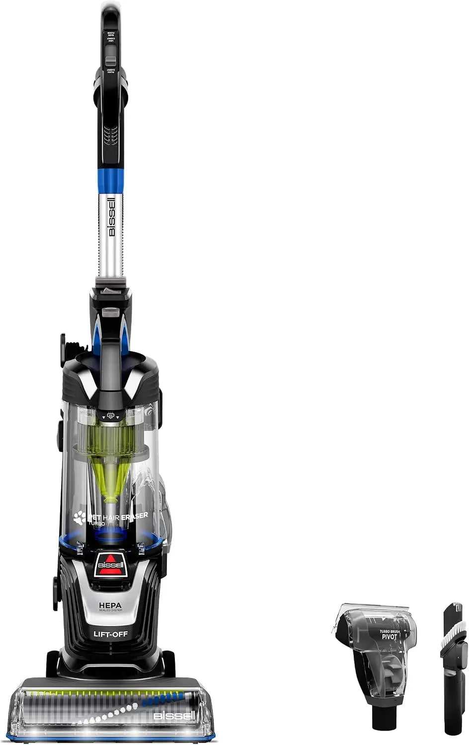 Bissell Pet Hair Eraser Turbo Lift-Off Vacuum - HEPA, 3774F