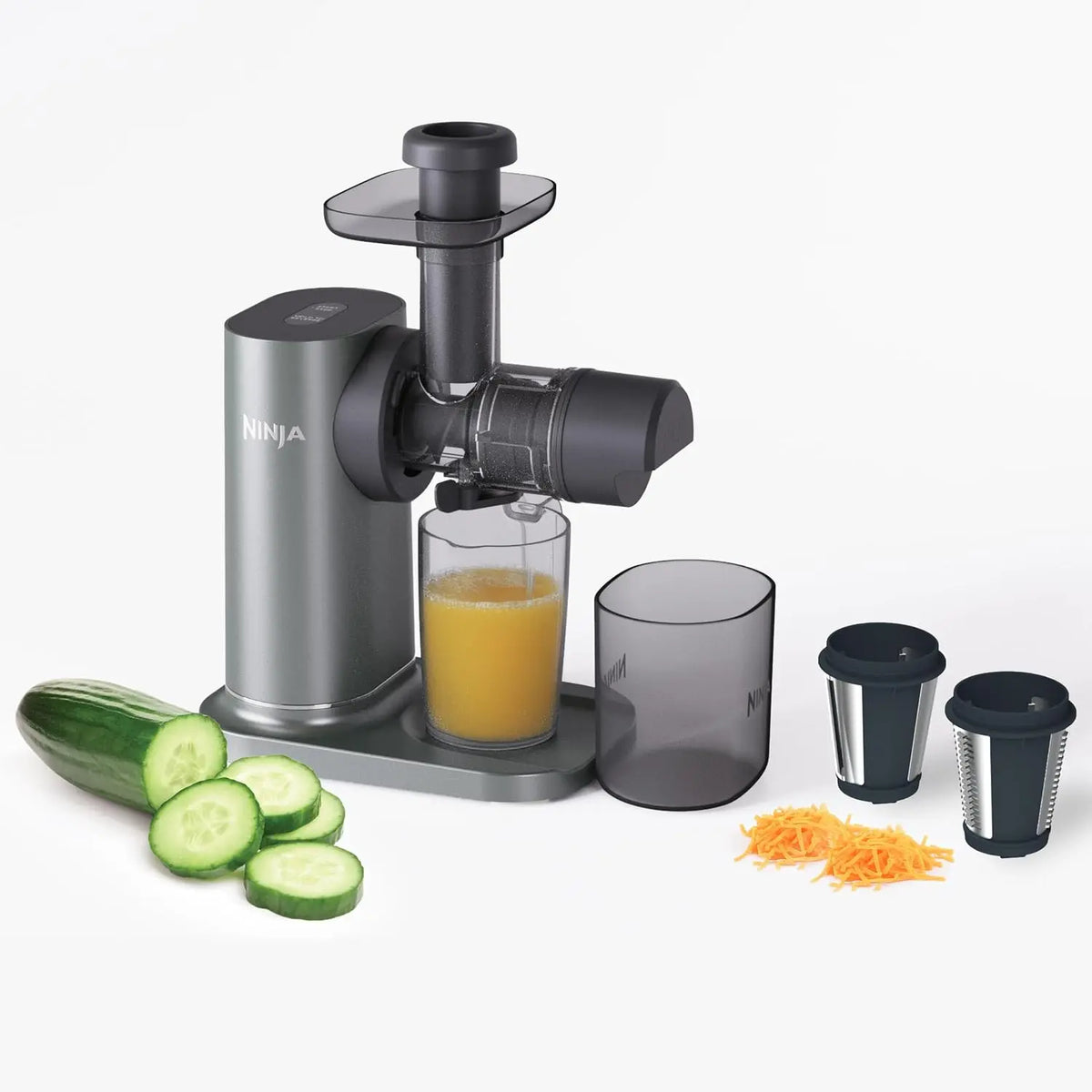Ninja NeverClog 3-in-1 Juicer - Slicer & Shredder, 32oz Vessel, JC152