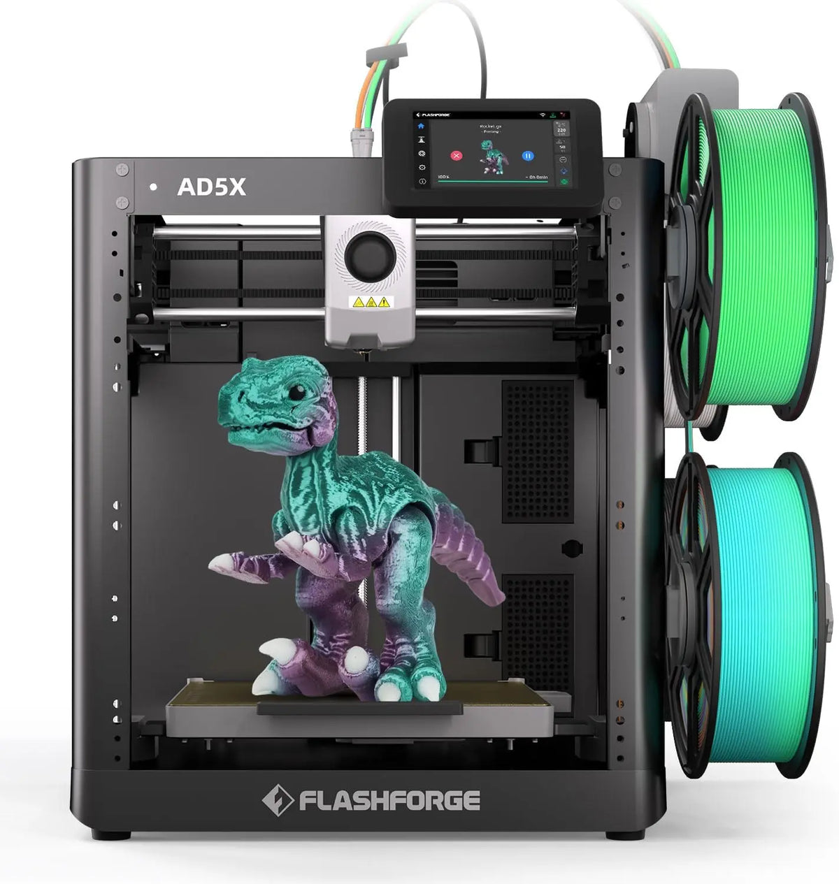 FLASHFORGE AD5X Multi-Material 3D Printer 4-Color Printing - 600mm/s Speed 1-Click Print with DIY IFS Creations