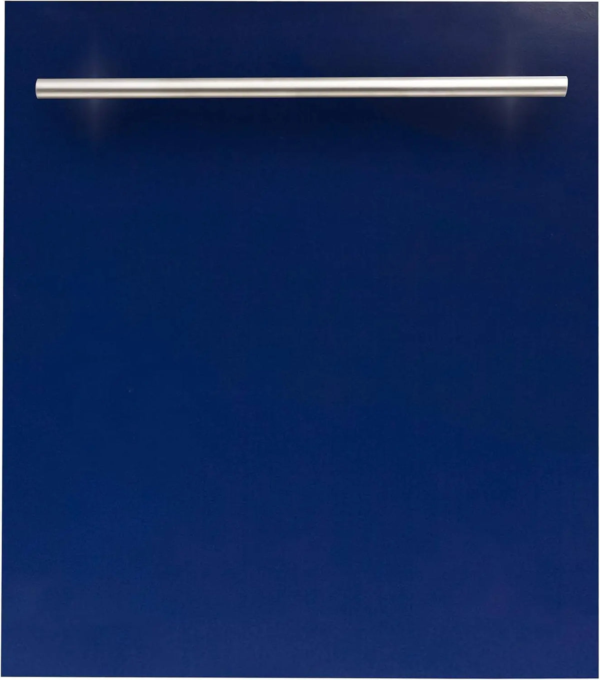 ZLINE 24 Inch Top Control Dishwasher in Blue Gloss with Stainless Steel Tub and Modern Style Handle