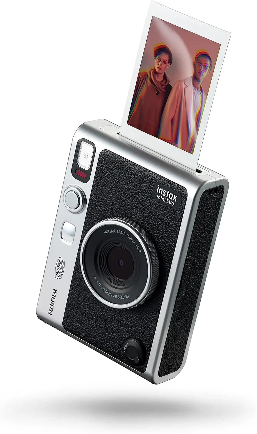 Instax mini EVO 2-in-1 Photo Camera and Printer with a 2.7 Inch LCD Screen - 10 Lens and 10 Film Effects, mini Film Format, Black