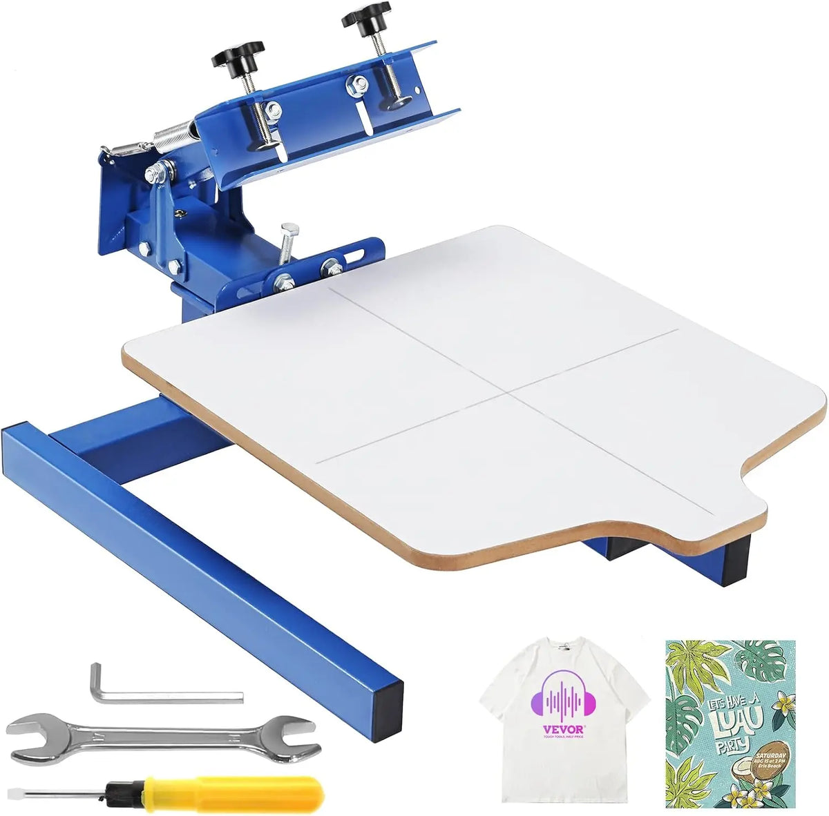 VEVOR Screen Printing Machine - 1 Color 1 Station Silk Screen Printing Press