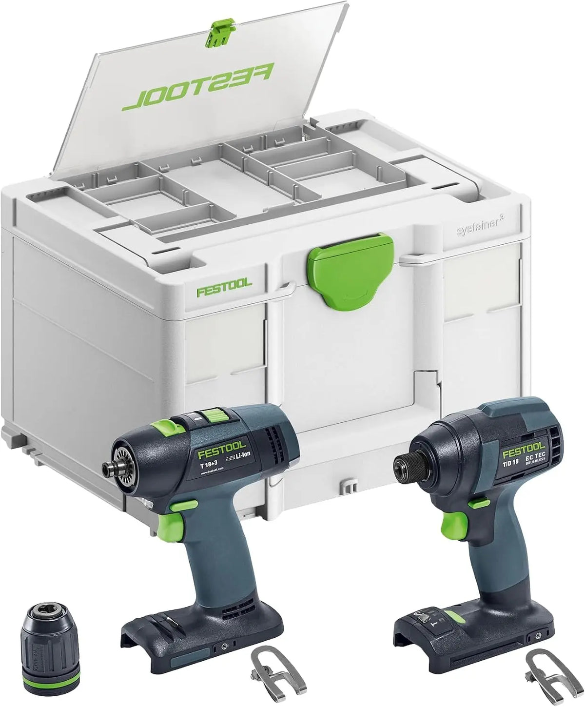 Festool - 578829 TID 18 Impact Driver & T18 Drill Basic Set
