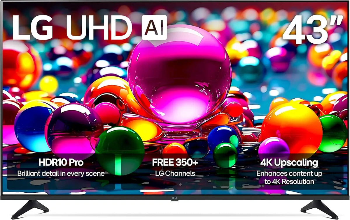 LG 43UA7700P 43 Inch Class UA77 Series LED AI 4K Smart webOS TV - 2025