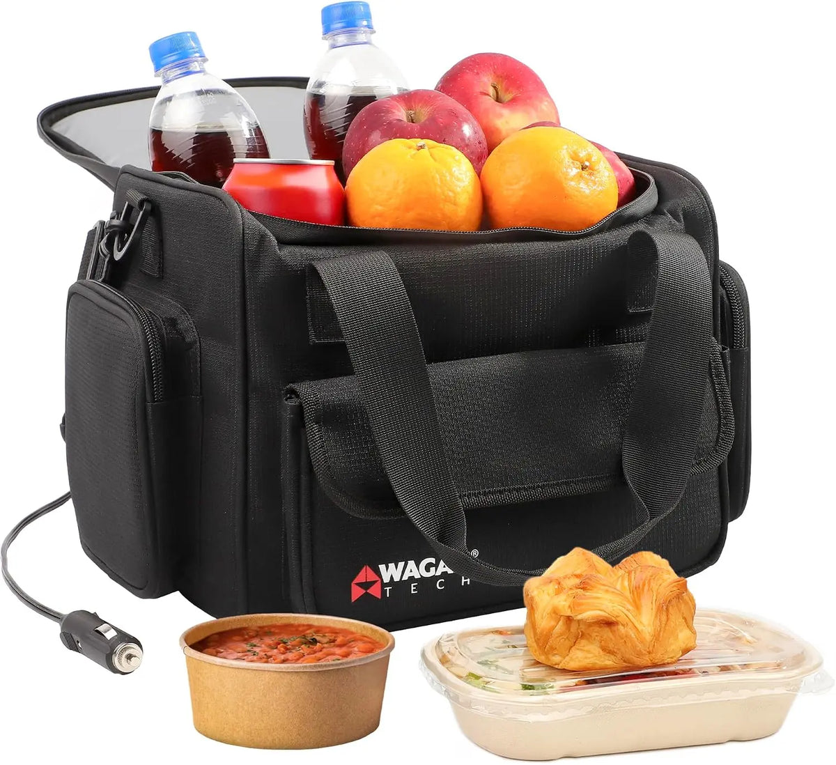 Wagan EL6234 - 14L Electric Cooler Warmer Bag Portable Thermoelectric Cooler