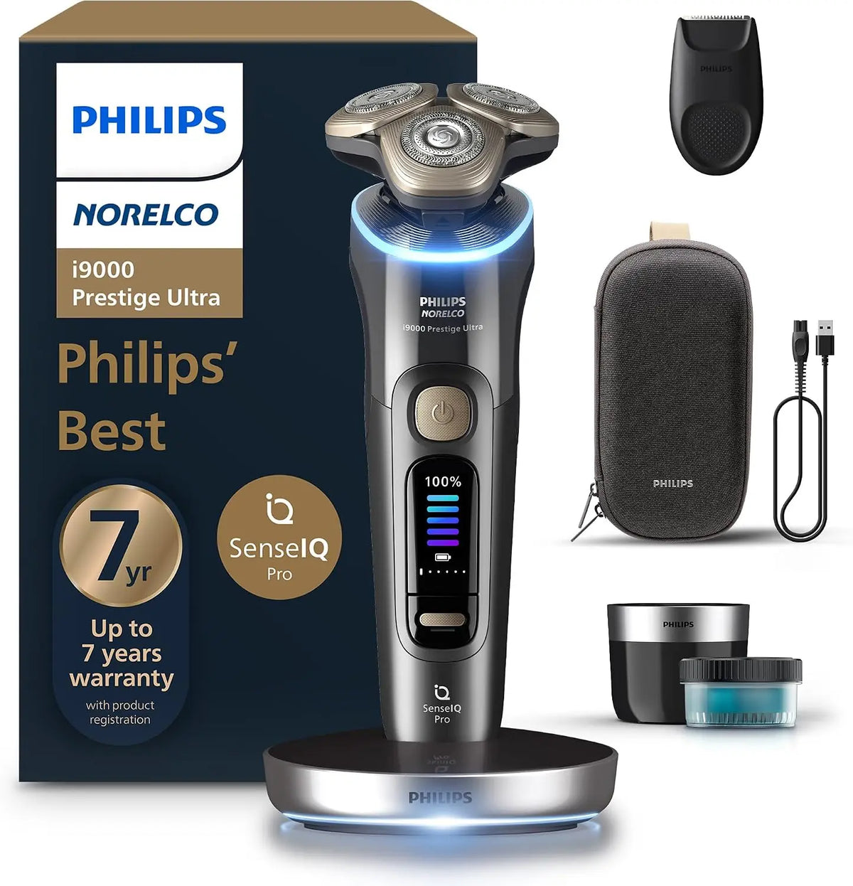 Philips Norelco i9000 Prestige Ultra Electric Shaver - Dark Slate
