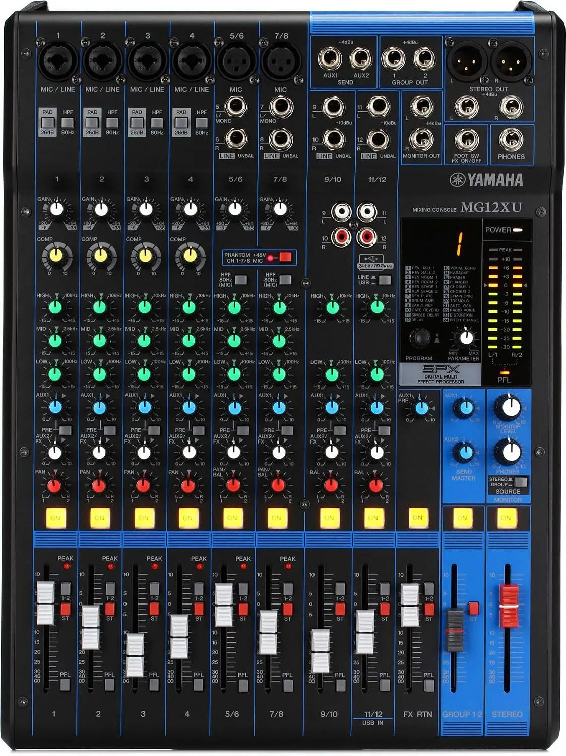 Yamaha Mg12Xu 12-Input 4-Bus Mixer - With Effects