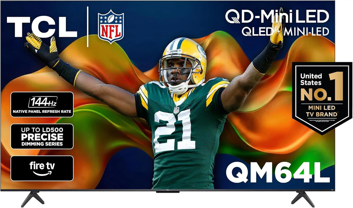 TCL 85 Inch QM64L High Contrast QD-MINI-LED 4K AI Smart Fire TV