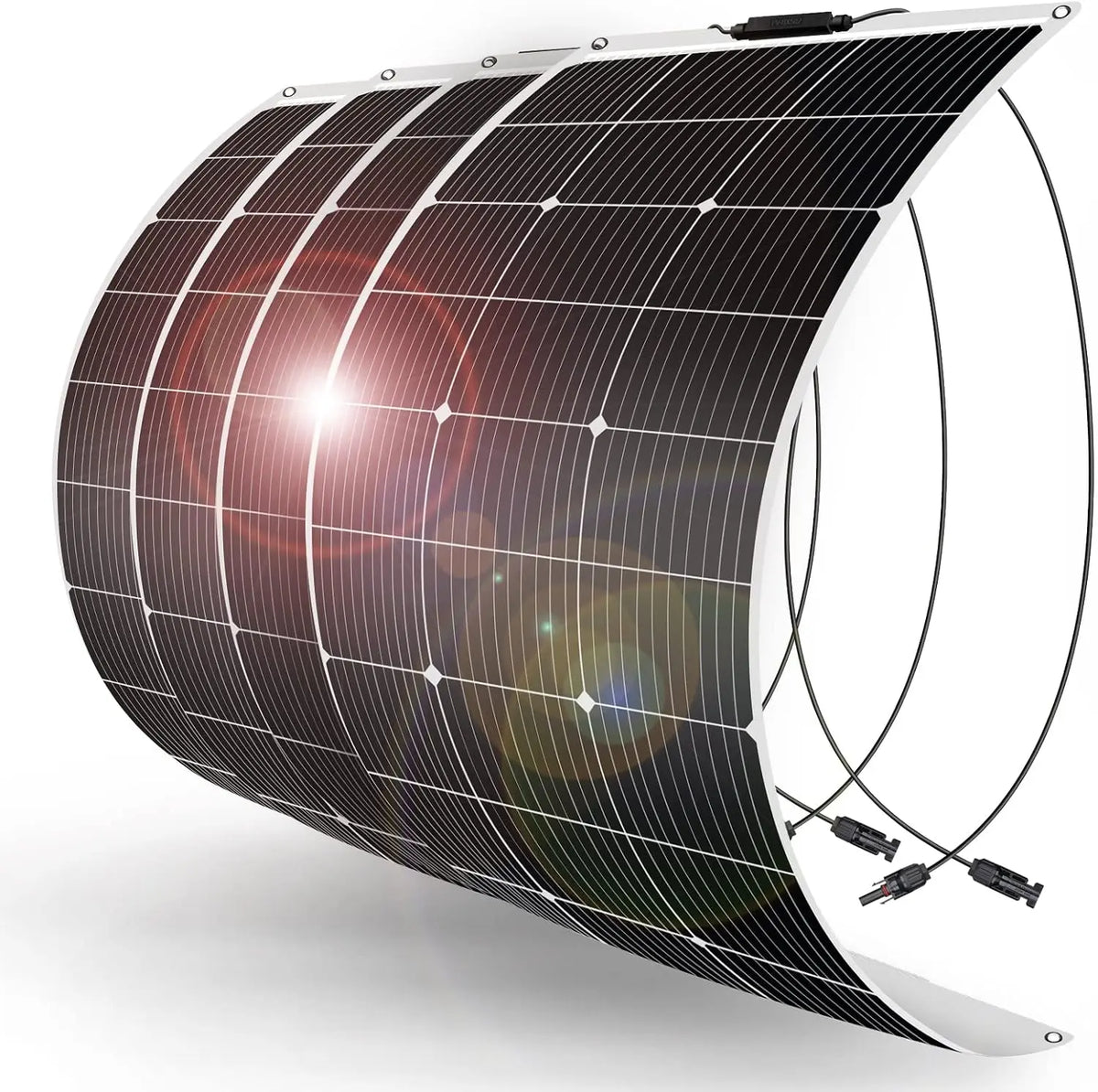 DOKIO 400W Flexible Solar Panel Set - Four 100W 18V ETFE Modules