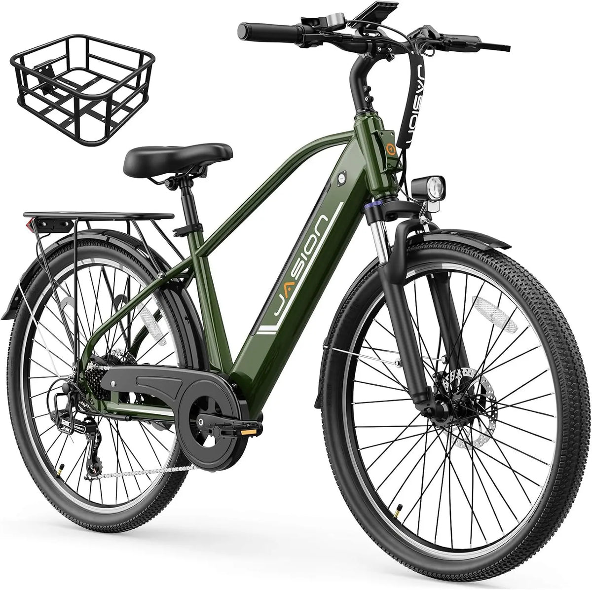 Jasion Roamer/ST eBikes for Adults - 26 Inch 528WH Electric Bikes for Adults
