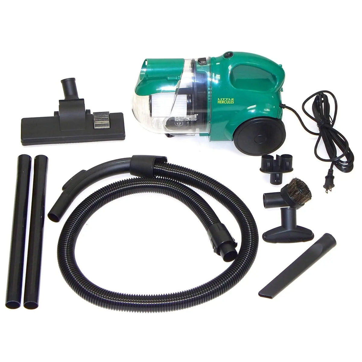 Bissell Commercial BGC2000 Little Hercules Canister Vacuum - Corded, Green