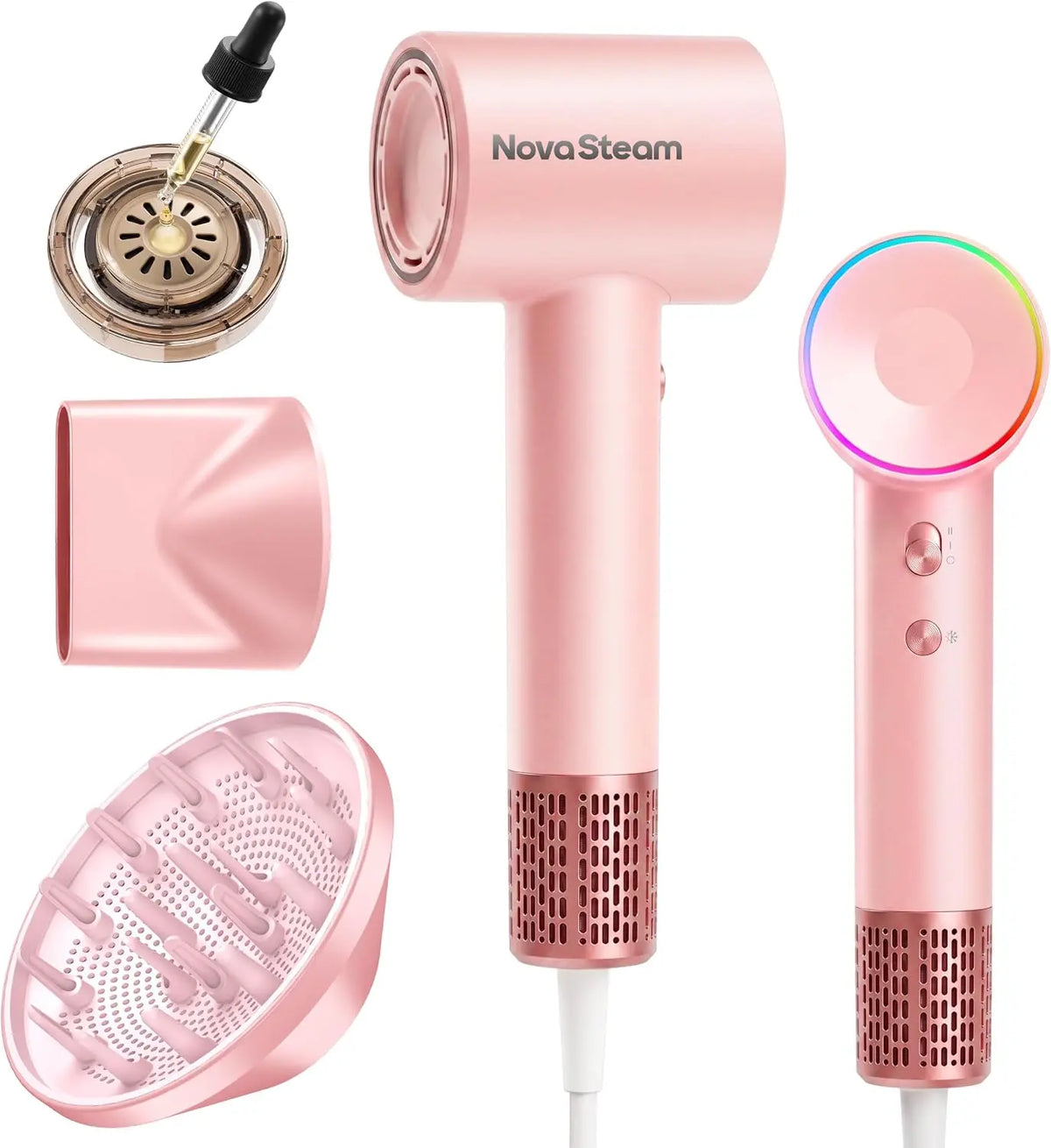 Hair Dryer - High Speed Ionic Blow Dryer with Diffuser, Sakura