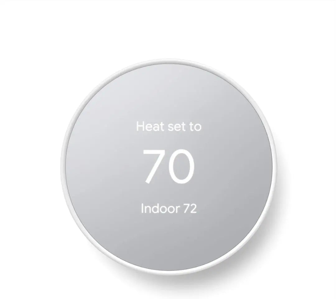 Google Nest Thermostat - Smart Thermostat for Home, Programmable Wifi Thermostat, Snow