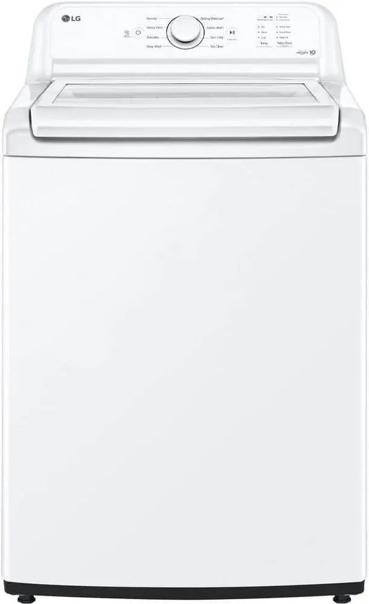 LG WT6105CW 4.1cu.ft. Top‑Load Washer - White, TrueBalance Anti‑Vibration, - 8 Wash Cycles, Large Capacity, Direct Drive Motor, SmartDiagnosis