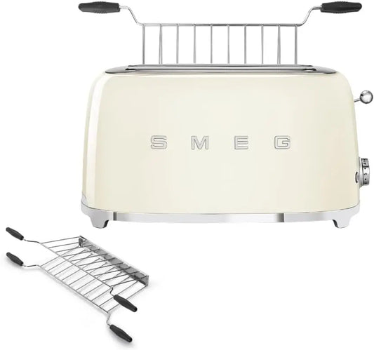 4 Slice Toaster TSF02 with Sandwich Rack - TSSR02 Set, Cream