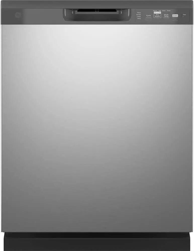 GE 24 Inch Built-in Tall Tub Front Control Stainless Steel Dishwasher with Dry Boost - 59 dBA GDF510PSRSS