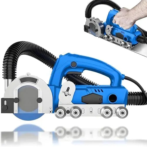 Electric Tile Joint Cleaning Machine - Dustless Seam Cleaner - With Transparent Cover for Household Floor and Wall Gaps