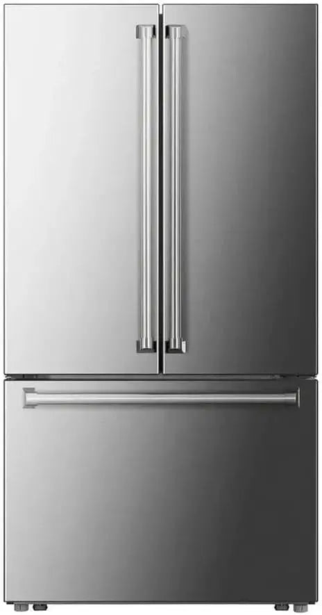 Verona VEBFD3620WIFS 36 Inch French Door Counter-Depth Refrigerator with 20.2 Cu. Ft. Total Capacity - Internal Water Dispenser, Automatic Ice Maker