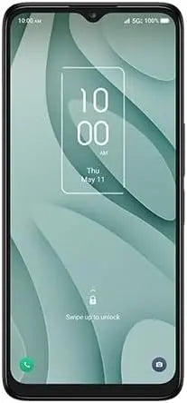 TCL 40 XE 5G - Spectrum Unlocked, 6.56 Inch HD+ Display, 5G Connectivity, 5000mAh Battery, 4GB RAM + 64GB Storage, Android Smartphone